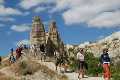 Maps of Cappadocia, hiking trails and walk paths